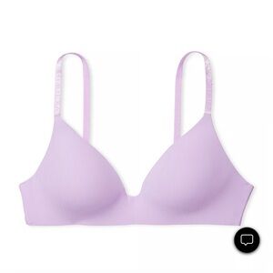 Victoria’s Secret Lightly lined micro rib wireless bra. NWT. 36DDD.